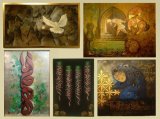 “Nian” calligraphic paintings exhibition underway in Tehran