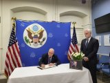 Cuban Ambassador signs book of condolence on passing of former US President James Carter