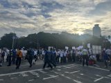 LOOK: Thousands of INC members off to Quirino Grandstand for Peace rally