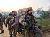 Five terrorists killed,two army soldiers injured in encounter in J&K's Kulgam