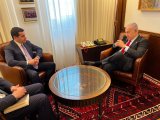 Hikmat Hajiyev meets with Israeli Prime Minister Netanyahu