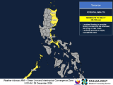 Moderate to heavy rains forecast across PH from Dec. 30 to 31