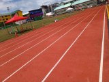 Portions of CCSC oval gets repainted as track events loom