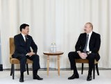 President of Azerbaijan Ilham Aliyev meets with President of Laos in Kazan