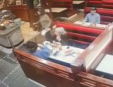 On Camera, Man Sitting At Restaurant Hit By Philadelphia Plane Crash Debris