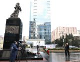 President Ilham Aliyev, First Lady Mehriban Aliyeva visit Khojaly Genocide Memorial