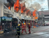 Fire hits commercial building in Pasay City