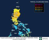 Kristine update: Signal No. 1 remains in northern parts of Cebu