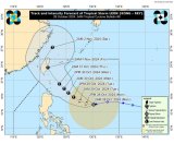 Leon maintains strength, slows down over Philippine Sea