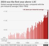 2024 год стал самым теплым за всю историю метеонаблюдений