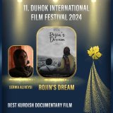 “Rojin's Dream” wins award at Duhok International Film Festival