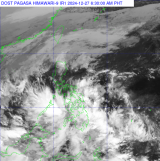 'Amihan,' ITCZ to bring clouds, rains in most parts of PH on Dec. 27