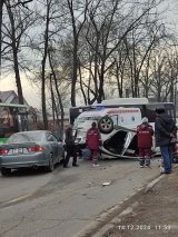 ДТП в Бишкеке. Водители отказались от медицинской помощи