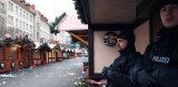 German police probe market attack security and warnings