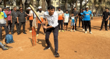 Former UK PM Rishi Sunak visits Mumbai, plays tennis ball cricket