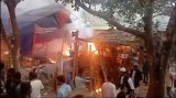 Shrine set on fire in Dinajpur