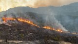 Firefighters battling big blaze on hillside in northern Hong Kong