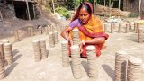 Potters busy making earthen lamps ahead of Diwali