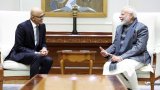 Microsoft chief Satya Nadella meets PM Modi on AI-roadmap in India