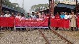 Locals briefly block key rail routes demanding intercity trains stop at B'baria