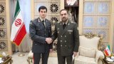 Iran, Azerbaijan top brass underline military, defense coop.