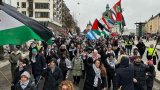 Swedish people protest against Trump's Gaza Displacement Plan