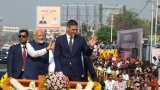 Spanish and Indian PMs hold roadshow in Modi’s home state