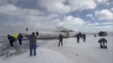 Plane flips on landing at Toronto airport (VIDEOS)