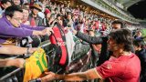 Hong Kong football fans gather to see Rivaldo, Kaka and others for legends match