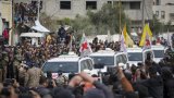 Scores of Palestinians leave Israeli prison as four bodies of Gaza hostages handed over