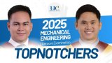 University of Cebu 2025 Mechanical Engineering Licensure Exam Topnotchers & Passers