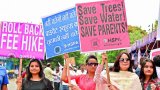 Parent Protest 60% Fee Hike in Telangana Schools