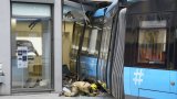 Downtown Oslo tram derails and plows into shop, injuring 4