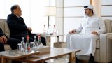 Maktoum bin Mohammed meets with Chairman of Bank of Singapore