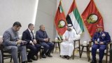 Hamdan bin Mohammed meets with President of Tatarstan on sidelines of IDEX 2025