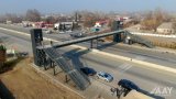 New pedestrian overpass constructed on M2 Baku-Alat-Gazakh highway