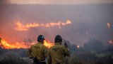 Mass evacuations after explosive new fire erupts near Los Angeles