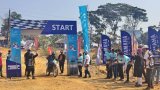 Off-road trek trail Moto Madness BD 2025 held in Jaflong hills