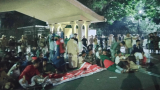 3-point demand: Uprising injured stage sit-in in front of CA office