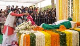 Former Haryana CM Om Prakash Chautala cremated with full state honours