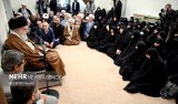 Leader's meeting with Jami’at al-Zahra Women's Seminary