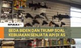 Beda Biden dan Trump Soal Senjata Api