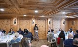 Leyla Aliyeva attends event during World Economic Forum in Davos