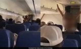 Video: Woman Strips Naked, Screams And Runs For 25 Minutes Inside Plane