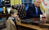 Trump Removes Office Desk After Musk's Son Seen Picking Nose, Wiping Fingers