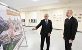 President Ilham Aliyev reviews conditions at “Vatan” Sports Lyceum after reconstruction (PHOTO)