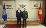 Министр обороны Кыргызстана встретился с генсеком ОДКБ