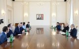 President Ilham Aliyev receives Co-Founder and Board Member of Israel Economic Forum